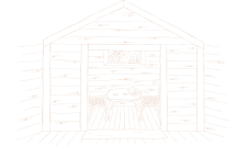 Dessin de la Beach house par Ayla etc. chez Haven Annecy.