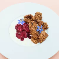 Photo du granola maison chez Haven Annecy.