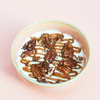 Photo du riz au lait aux noix de pécan chez Haven Annecy.